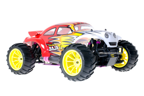 Himoto 1:10 Nitro Truck Baja Beetle Red